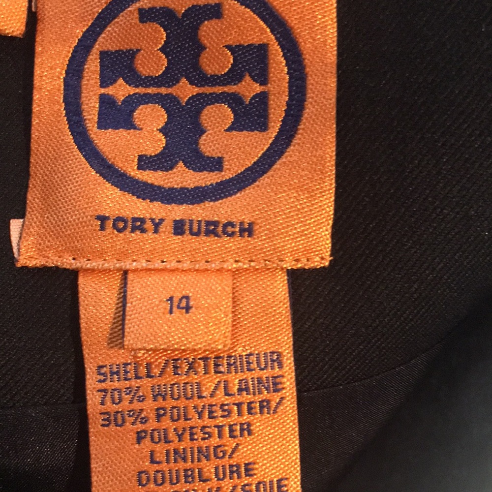 Tory Burch Black Midi Dress with Embellished Waist - Picture 8 of 16